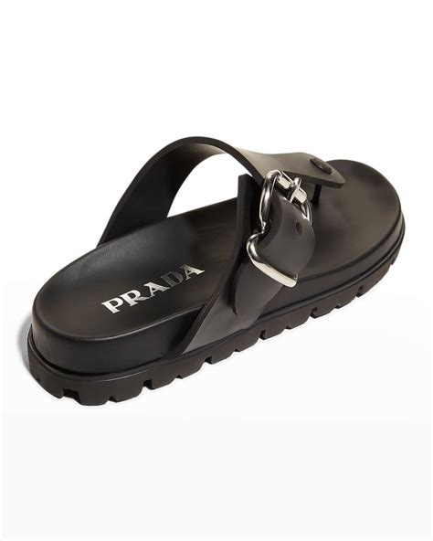 prada buckle sandal